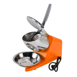 Electric Ice Crusher Shaver Snow Cone Maker Machine Dual Blades 143LBS/HR US