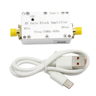10M-6GHz RF Amplifier 40dB High Gain Driver Receiving Amplifier Receiver System