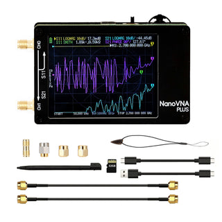 NanoVNA H Vector Network Analyzer 50kHz-2.7GHz MF HF VHF Antenna Analyzer