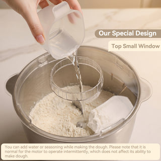 Electric Dough Mixer 7.4qt Large Capacity Electric Dough Maker with Ferment Function For Baking Bread Dough&Pizza Dough 304 Stainless Steel Kitchen Stand Mixer