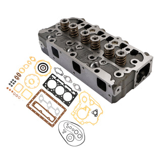 Complete Cylinder Head & Full Gasket Kit Compatible With Kubota D1305 Engine