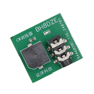 Morse Code Trainer Mini CW Trainer Hand Key Trainer Oscillator Button w Battery