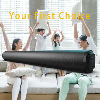 Bluetooth Wireless 3D Surround Sound Bar 4 Speaker Home Subwoofer TV Theater