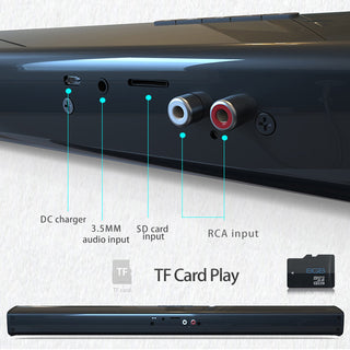 Wireless Surround Sound Bar 4 Speaker System BT Subwoofer TV Home Theater Remote