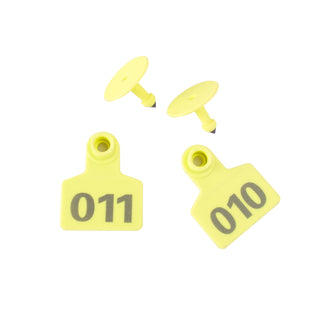 001-100 Number Plastic Livestock Ear Tag Animal Tag For Goat Sheep Pig