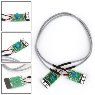 1x Double Repeater Control Cable TX/RX-2 For GM300 Radio Relay Station