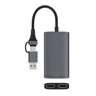 1080P60fps Video Capture Card HDMI to 4K HDMI Loop-out USB3.0 Type-C Grabber