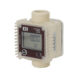 K24 Diesel Oil Fuel Turbine Flow Meter For Chemical Liquid Water Measuring Tools