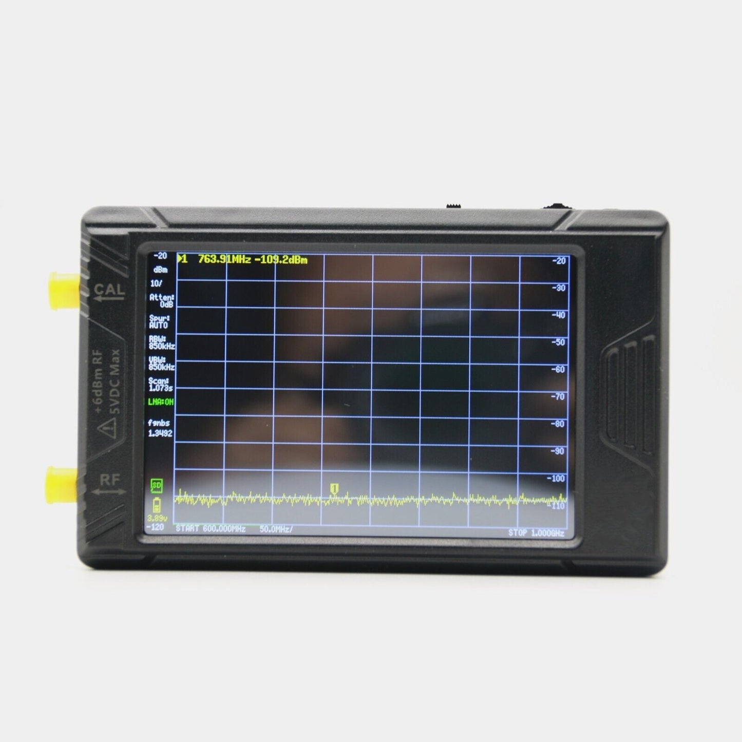 Handheld Spectrum Analyzer For TinySA ULTRA 3.95" Touch Screen+Battery Generic