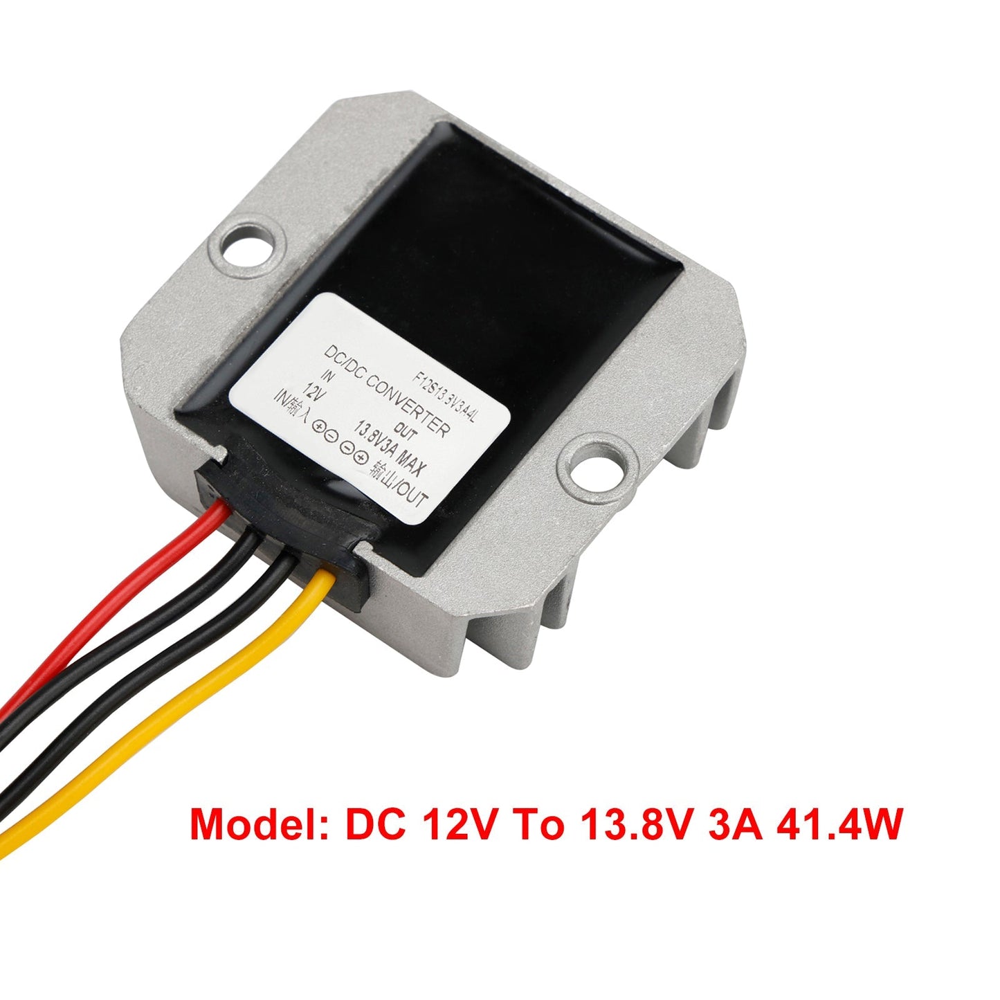 DC-DC 12V-13.8V 3A 41.4W Step Up Power Supply Converter Regulator Waterproof Generic