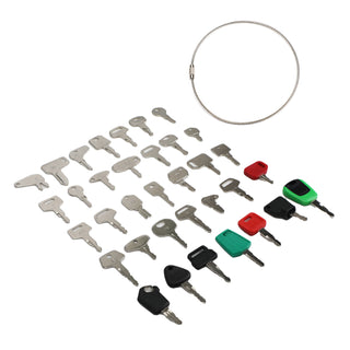 Heavy Construction Equipment Operator 35 Ignition Key Set For Case JD Komatsu