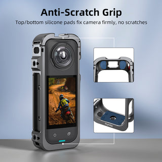 Utility Frame Case Cage for Insta360 X5 Protective Case Quick Release Adapter