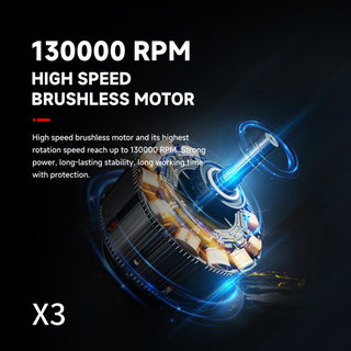 130000 RPM Turbo Blower Brushless Jet Fan Rechargeable Turbo Fan
