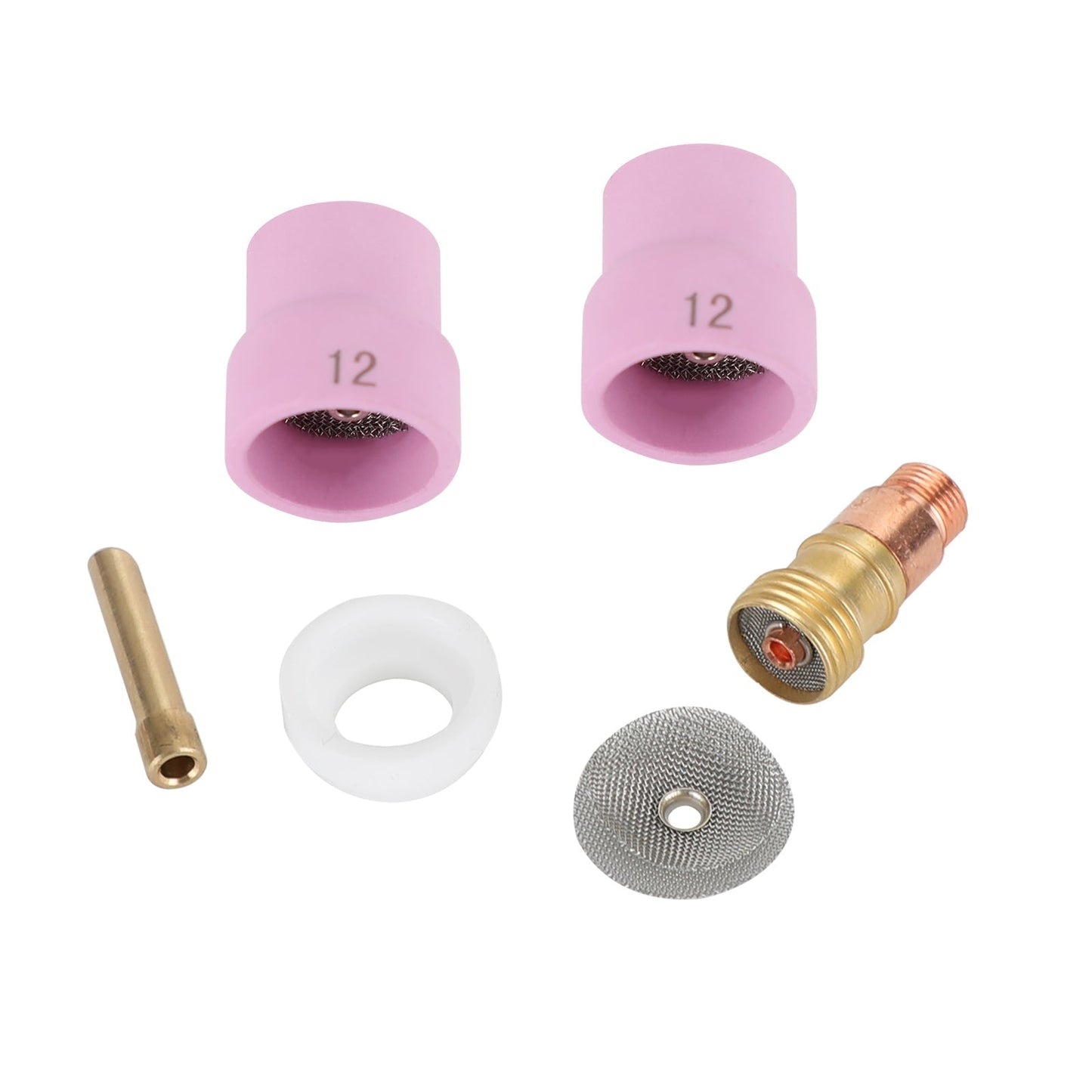 #12 Ceramic Glass Cup Complete Kit For Wp-17 18 & 26 Series Tig Torches Generic