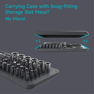 topteng Polycarbonate and Alloy Steel 41-Pieces Mini Ratchet and Screwdriver Set