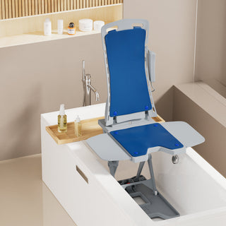 Topteng Electric Bath Chair Lift 18.7" Lift Elderly off Floor 300 LBS Seniors Patient