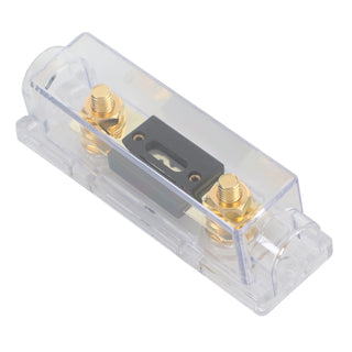 1 in 1 Out ANL Transparent Fuse Holder w/Multi-A Fuse Piece Car Audio Fuse Block