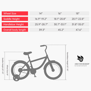 18 inches Durable Children's Bicycle with Safety Brakes & Flash Wheels