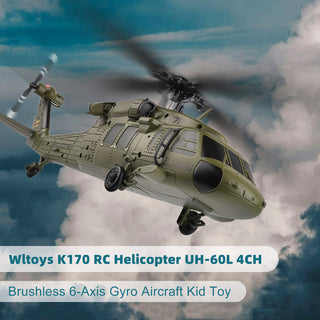 Wltoys K170 RC Helicopter – Brushless 4CH with 6-Axis Gyro