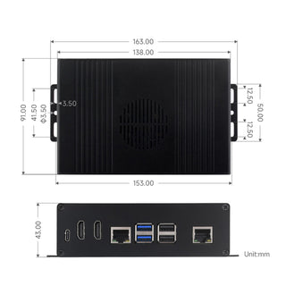 Raspberry Pi 5 Multi-Function Extension All-in-One PCIE Extension Plate HDMI