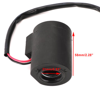 Old Model 24V Solenoid Valve Coil Fits Volvo Ec140 Ec160 Ec210 Ec240 Excavator