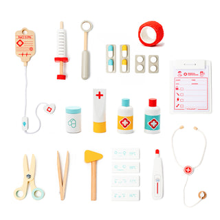 Kid Pretend Medical Clinic Stand Simulation Toy Set With 22 Accessories Ages 3+ US