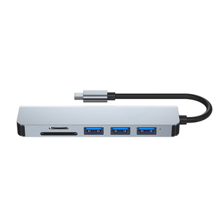 Type-c HUB For PC 6 in 1 Multi Splitter HD Output  Multifunctional USB 3.0 Dock