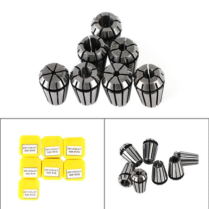 7Pcs ER11 Spring Collet Set For CNC Milling Lathe Tool Engraving Machine Steel Generic