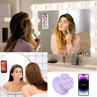 Phone Grip for Magnetic Phone Holder Silicone Suck-Up Mount Suction Cup Stand