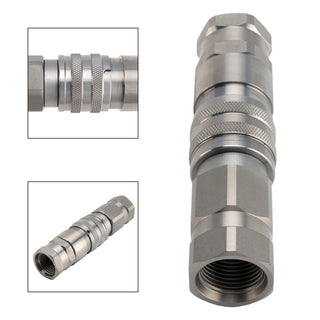 KV14216 AT312470 Hydraulic Flat Face Coupler Kit For John Deere 240 328 318D