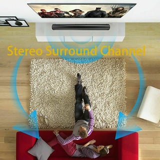 Bluetooth Wireless 3D Surround Sound Bar 4 Speaker Home Subwoofer TV Theater