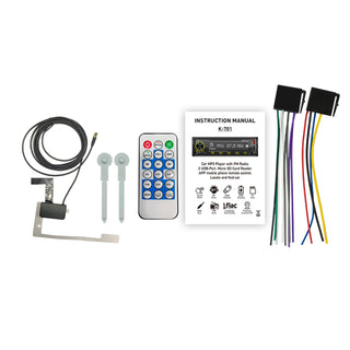 2.5D touch screen 1DIN Bluetooth Stereo Radio FM Car MP3 Player Remote Control