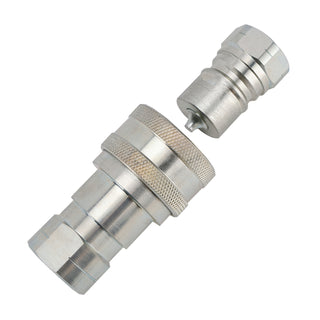 3/4" NPT ISO 7241-B Quick Disconnect Hydraulic Couplings / Couplers