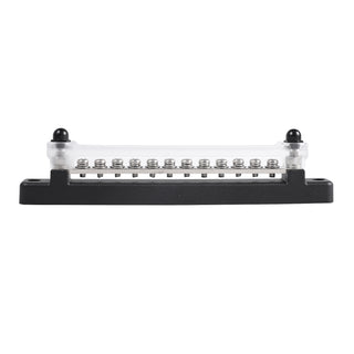 12 Terminal Bus Bar 150A Wire Block Ground Distribution Car Truck RV Boat Kit