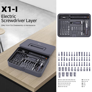 topteng Multifunctional Home & Auto & Woodworkers Repair Tool Kit