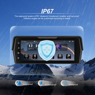 6.86-inch PND Dual Recording Wireless CarPlay Android Auto for Motorcycles