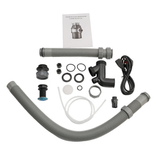 Garbage Disposal 3/4 HP 2800 RPM Under Sink Kitchen Food Waste Disposer w/ Plug