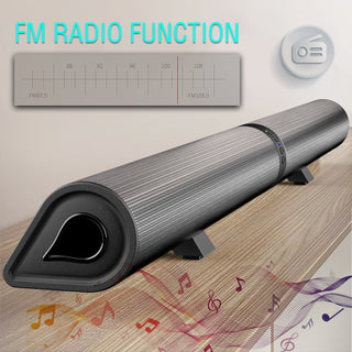 Detachable Surround Sound Bar Bluetooth 2 Speaker in 1 Subwoofer TV Home Theater