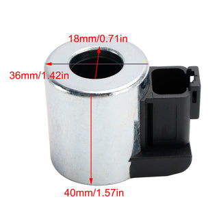 3036401 Solenoid Valve Coil Fits For Excavator Parts 24V DC