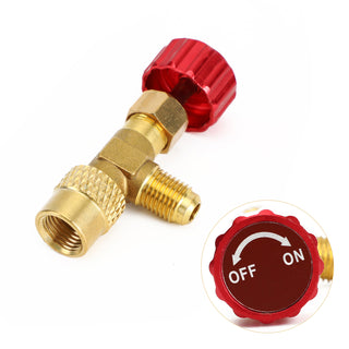 Refrigeration Charging Valve Adapter 1/4" SAE Male to 5/16" SAE Famale