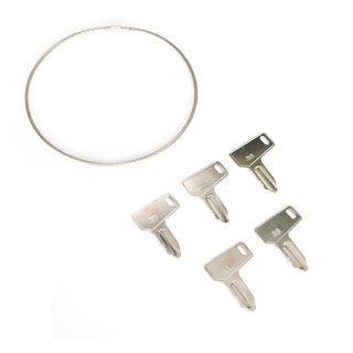 5Pcs For Yanmar Excavator Heavy Equipment Keys