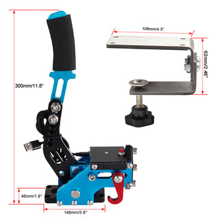 USB3.0 14Bit X1 XSX XBOX SIM Handbrake for Racing Game Steering Wheel Stand G920
