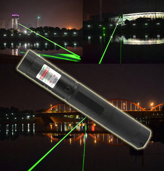 500Mile 532nm 303 Green Laser Pointer Visible Beam Light Lazer Pen+18650+Charger