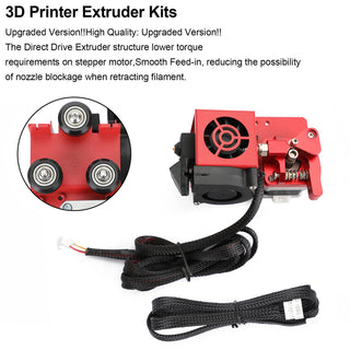 12V / 24V 3D Printer Pulley Turbo Fan Extruder FULL Set Fit for CR-10 Ender3