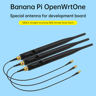 Banana Pi Openwrtone Antenna MMCX Straight to SMA Female External Antenna
