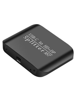 Type-C to HDMI+DP Laptop Splitter MST Two-Screen Display One Input Two Output