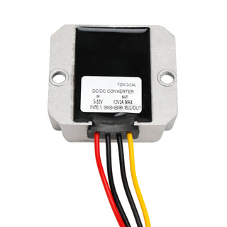 Waterproof DC (5-32V) to 12V 2A Voltage Power Supply Converter Regulator