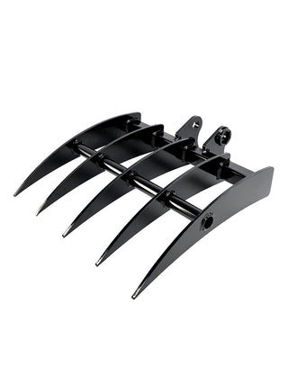 Alloy Steel Rake Attachment For Mini Excavators Excavator Small Digger