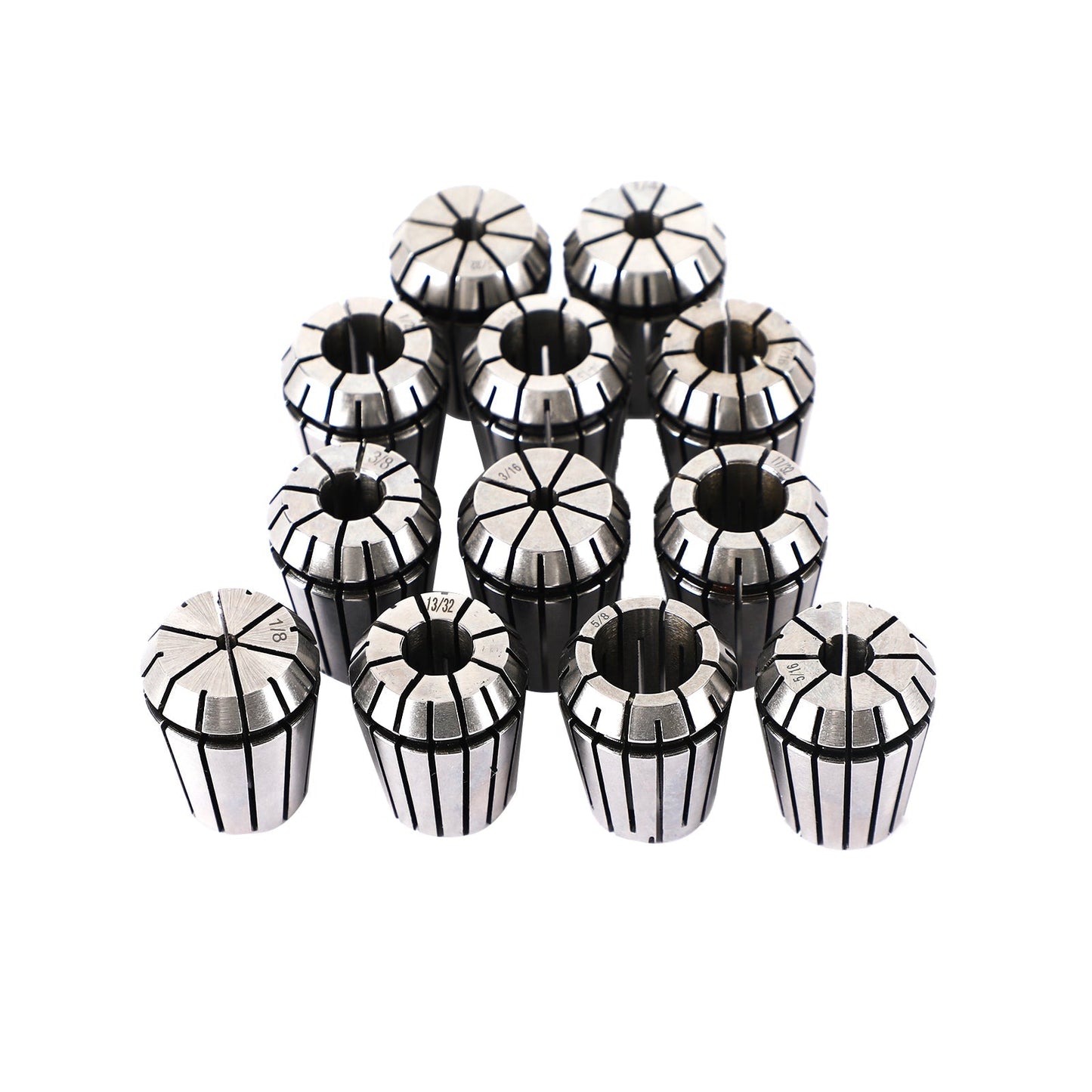 12Pcs ER25 Spring Collet Set For CNC Milling Lathe Tool Engraving Machine Steel Generic