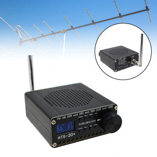 Upgraded ATS-20+ Radio Receiver FM AM (MW & SW) SSB (LSB & USB) With Battery